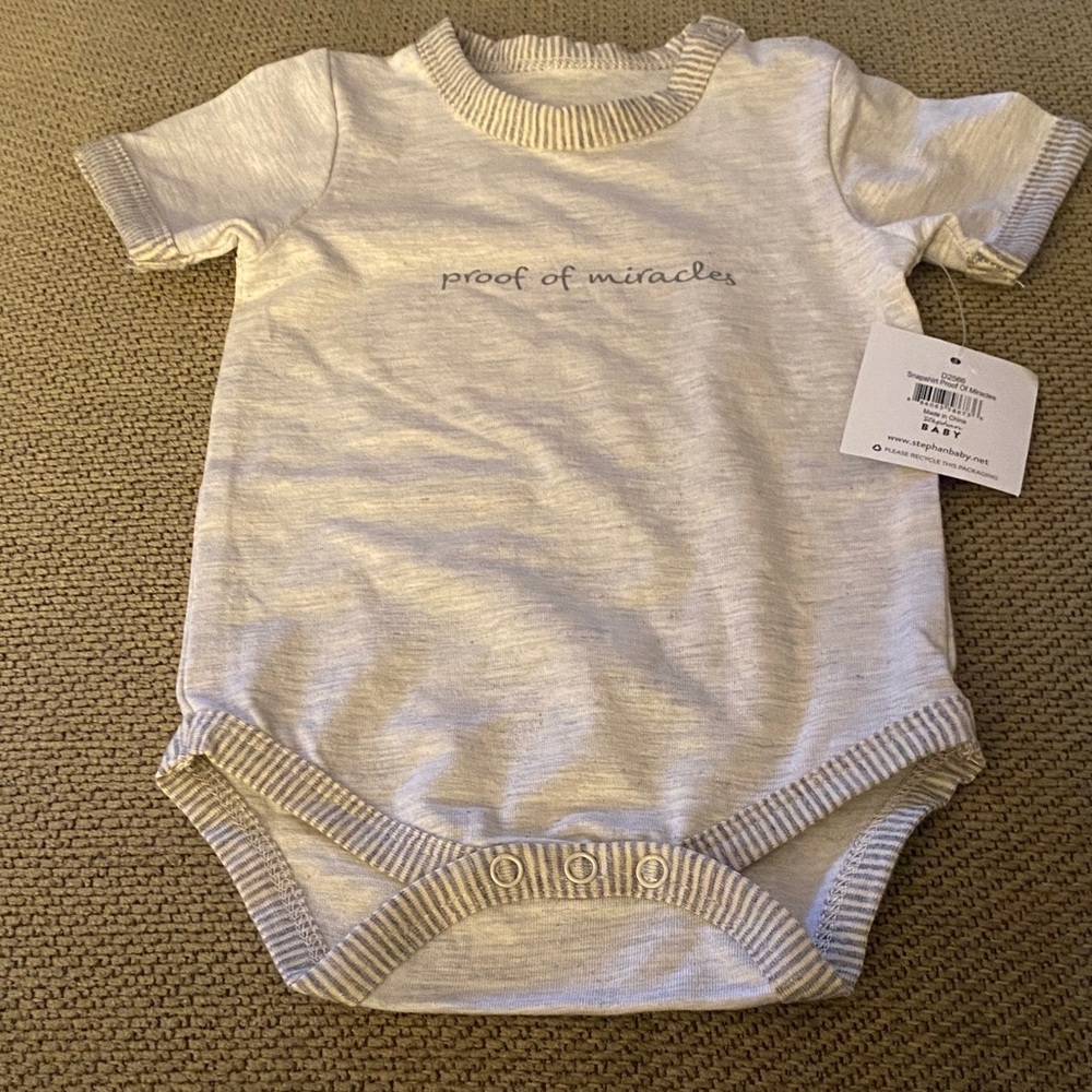 Stephan Baby Cream Baby Bodysuit